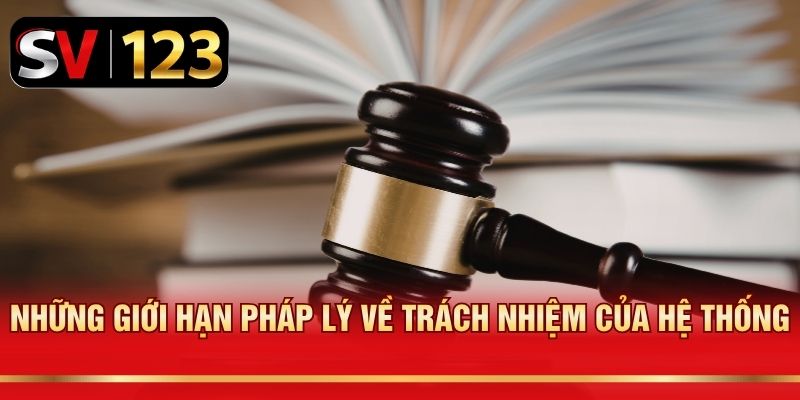 Những giới hạn pháp lý về trách nhiệm của hệ thống